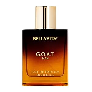 Bella Vita Luxury G.O.A.T Long Lasting Perfume for Man | Eau De Parfum 100ml | Bergamot, Patchouli & Vetiver | Spicy, Citrus, Woody, Musky Premium Fragrance for Men