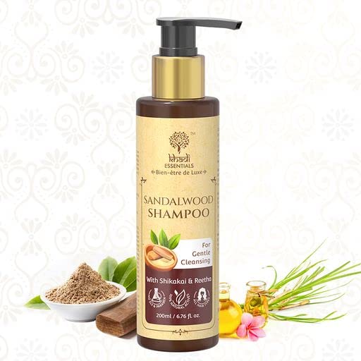 Khadi Essentials Sandalwood Rose Hair Shampoo 200ml