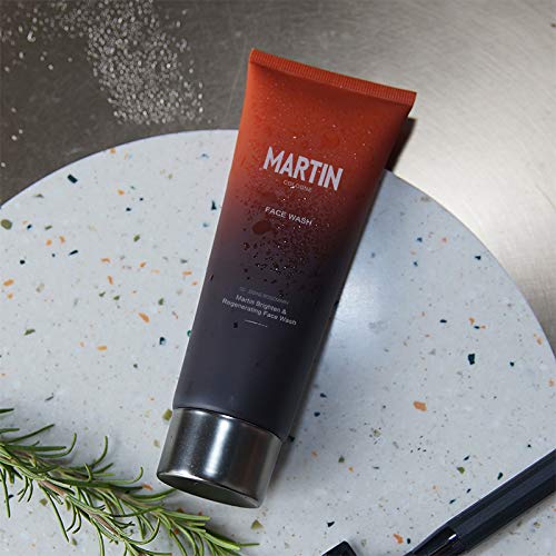 MARTIN 120 ML Oil Control Face Wash for Men Facial Cleanser with Natural Extracts & Antioxidants Removes Blackheads, Spots, Acne