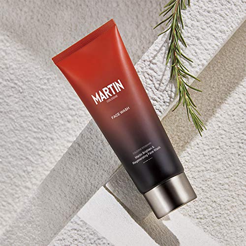 MARTIN 120 ML Oil Control Face Wash for Men Facial Cleanser with Natural Extracts & Antioxidants Removes Blackheads, Spots, Acne