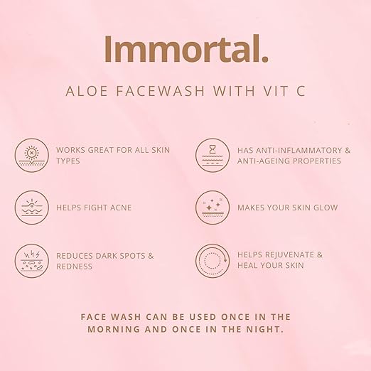 BrownSkin Beauty Immortal Facewash with Aloe Vera & Vit. C