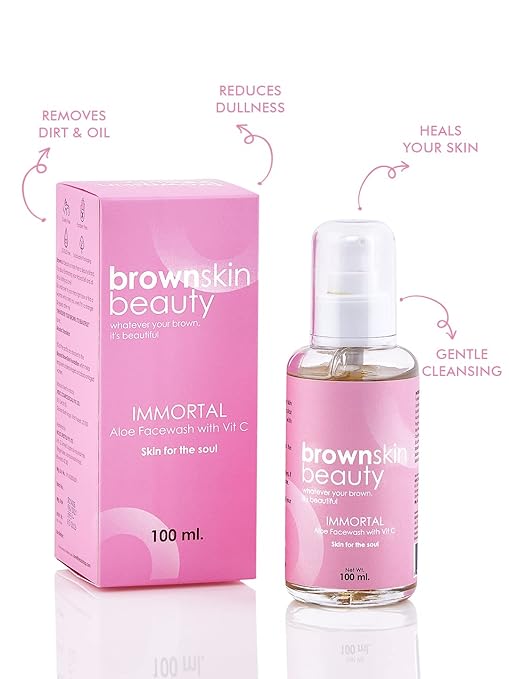 BrownSkin Beauty Immortal Facewash with Aloe Vera & Vit. C