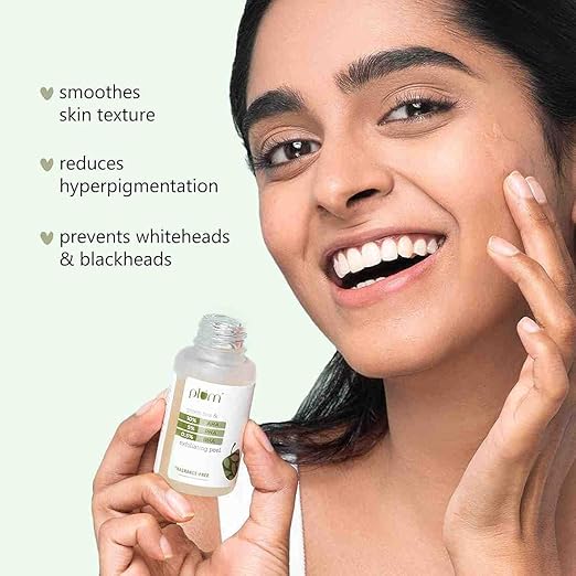 Plum 10% AHA + 5% PHA + 0.5% BHA Chemical Peel with Green Tea