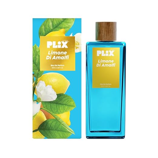 PLIX - THE PLANT FIX Limone Di Amalfi Perfume (100Ml) For Everyday Use, Long Lasting & Premium Parfum, Fresh Fragrance, Lemon, Ginger & Incense, Citrusy & Woody - Aerosol For Unisex