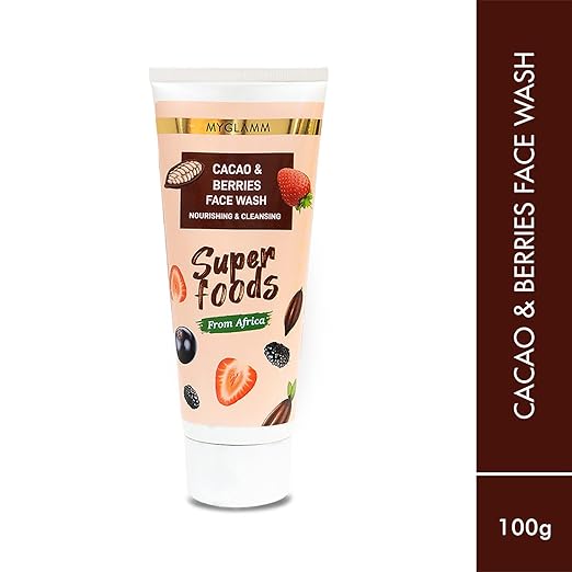 MyGlamm Superfoods Cacao & Berries Face Wash-100gm