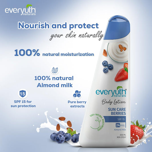 Everyuth Naturals Body Lotion Sun Care Berries 200ml (EN_Berries_200)