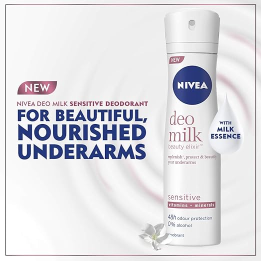 Nivea Deodorant for Women, Deo Milk (150 ml)