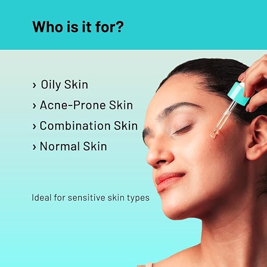 Chemist at Play Pore Minimizing Face Serum with Ceramides | For Oily Skin with Visible Pores (30 ml)