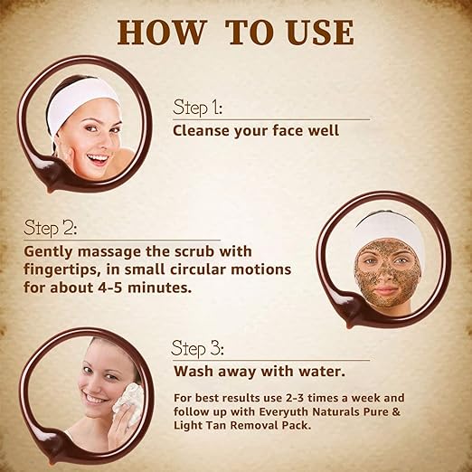 Everyuth Naturals Chocolate And Cherry Tan Removal Scrub (50 g)