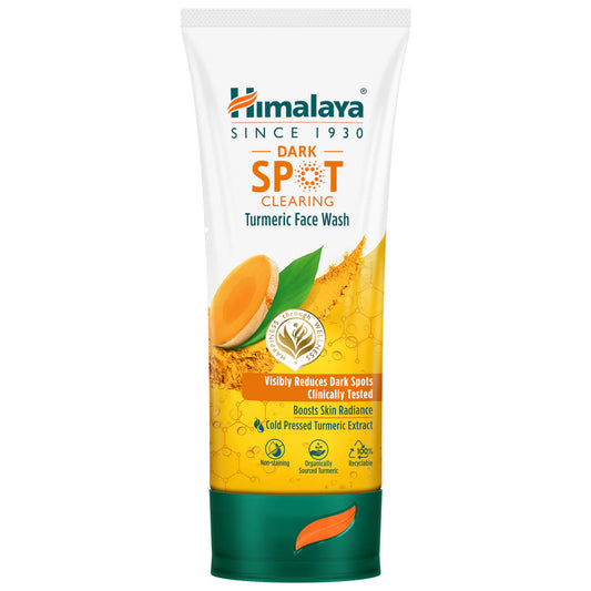 Himalaya Dark Spot Clearing Turmeric Face Wash | Reduce dark spots in 7 days | Organically sourced & Cold-pressed turmeric | 100ml