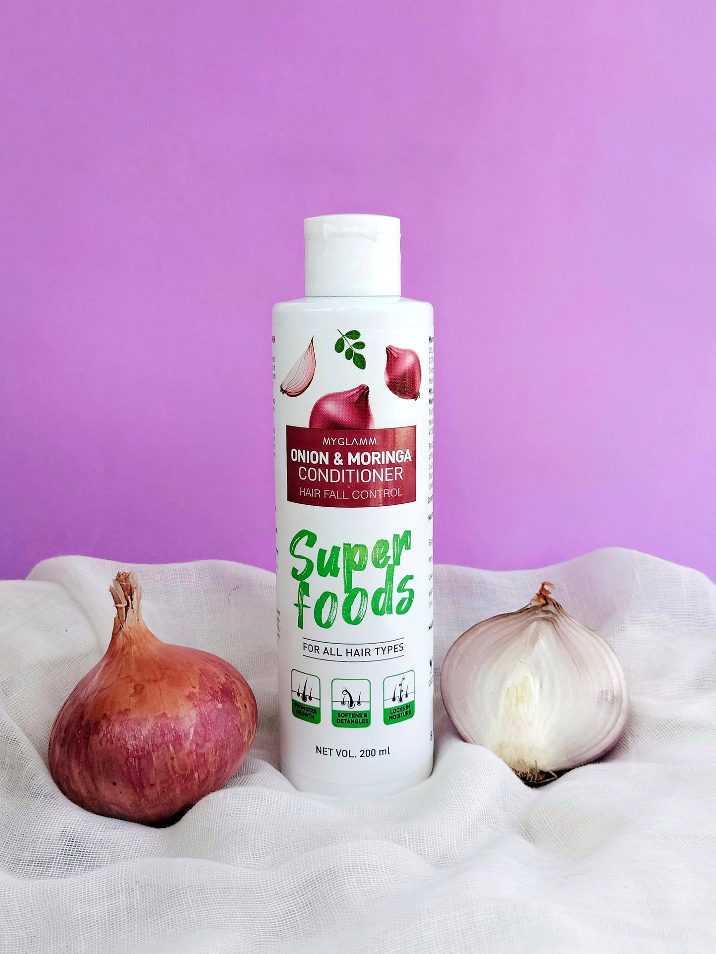 MyGlamm SUPERFOODS Onion & Moringa Conditioner - 200ml