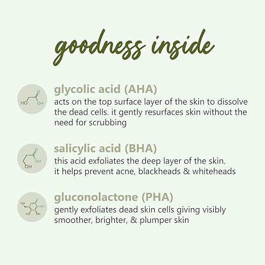 Plum 10% AHA + 5% PHA + 0.5% BHA Chemical Peel with Green Tea