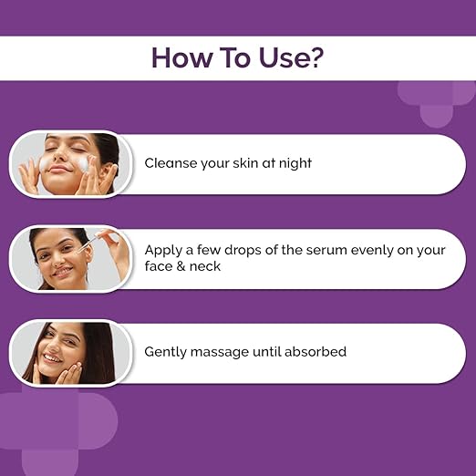 The Derma Co 8% Mandelic Acid Face Serum with Mandelic & Hyaluronic Acid for Blemishes and Post Acne Marks - 30 ml