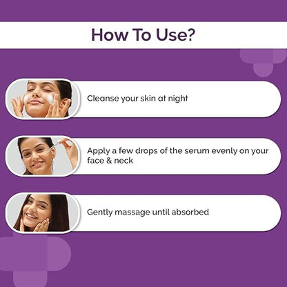 The Derma Co 8% Mandelic Acid Face Serum with Mandelic & Hyaluronic Acid for Blemishes and Post Acne Marks - 30 ml