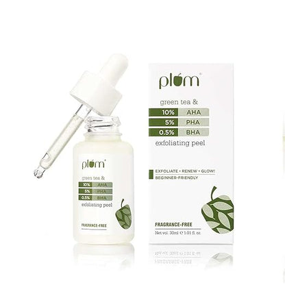 Plum 10% AHA + 5% PHA + 0.5% BHA Chemical Peel with Green Tea