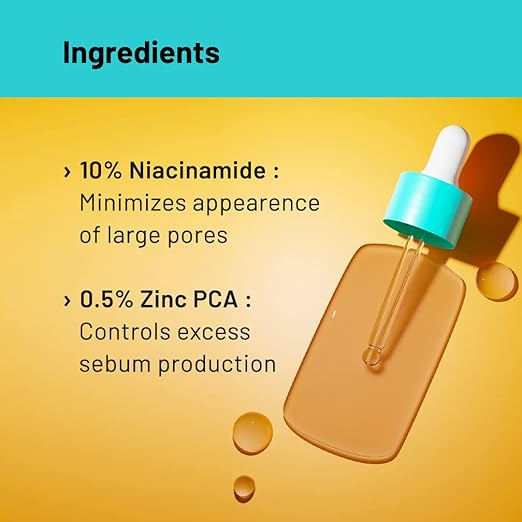 Chemist at Play Pore Minimizing Face Serum with Ceramides | For Oily Skin with Visible Pores (30 ml)