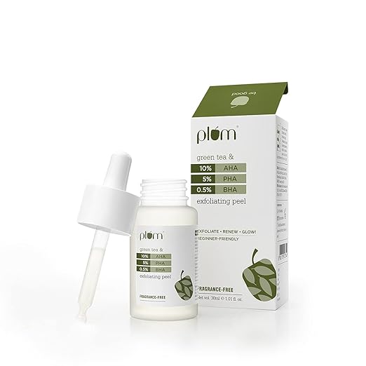 Plum 10% AHA + 5% PHA + 0.5% BHA Chemical Peel with Green Tea