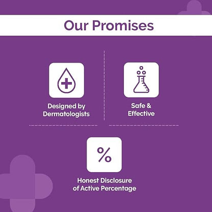 The Derma Co 8% Mandelic Acid Face Serum with Mandelic & Hyaluronic Acid for Blemishes and Post Acne Marks - 30 ml