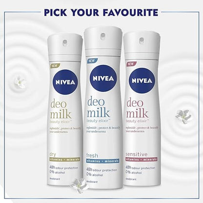 Nivea Deodorant for Women, Deo Milk  (150 ml)