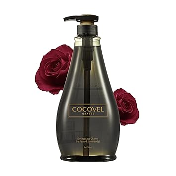 COCOVEL Enchanting Charm Perfumed Shower Gel With Macadamia Ternifolia Seed Oil, Aloe Barbadensis Leaf Juice, Unique Perfume Formula Lasting Taste Skin Conditioners, Improve Skin Texture，380ML