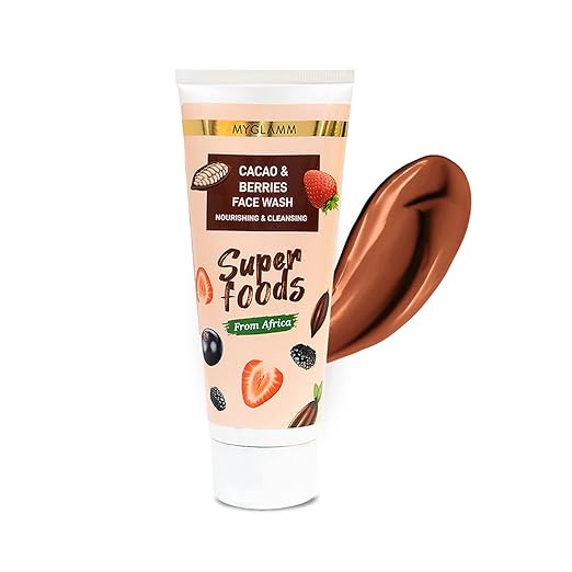 MyGlamm Superfoods Cacao & Berries Face Wash-100gm