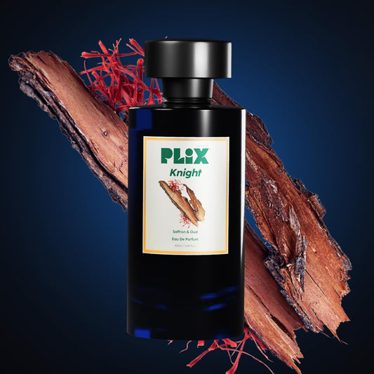 PLIX - THE PLANT FIX Mood Range Knight Perfume For Date Night, Perfect For Date & Romantic Evening, Long Lasting Fresh Saffron & Oud Fragrance, 100 Ml - Aerosol For Unisex