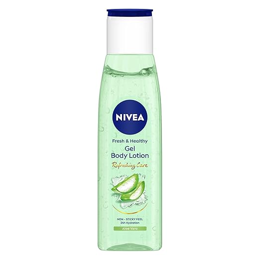 NIVEA Gel Body Lotion 75 ml | Aloe Vera | Refreshing Care For 24H Hydration | Non-Sticky | Fast Absorbing for Fresh And Healthy Skin