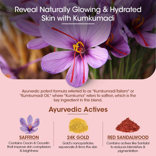 Tac Ayurveda Kumkumadi Face Wash Saffron & 24K Gold | Deeply Cleanses Skin