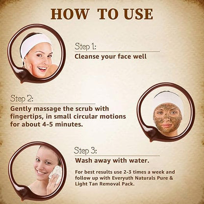 Everyuth Naturals Chocolate And Cherry Tan Removal Scrub (50 g)