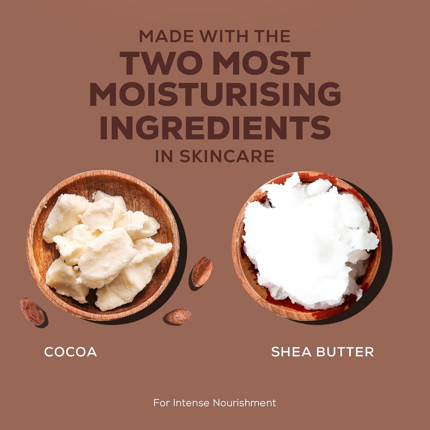Joy Cocoa Rich Intense Nourishing Body Lotion (400ml) | 24 Hour Nourishment | With Shea Butter & Cocoa Butter | Suitable for Normal to Dry Skin | Non Sticky & Non Greasy Lightweight Body Lotion