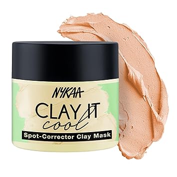 Nykaa Clay Mask-Paraben & SLS/SLES Free with 100% Natural Botanical Extracts (Spot Corrector)