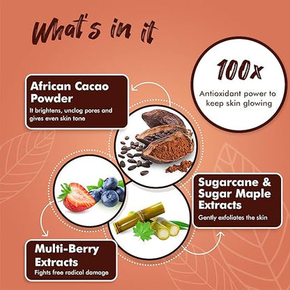 MyGlamm Superfoods Cacao & Berries Face Wash-100gm
