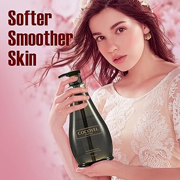 COCOVEL Enchanting Charm Perfumed Shower Gel With Macadamia Ternifolia Seed Oil, Aloe Barbadensis Leaf Juice, Unique Perfume Formula Lasting Taste Skin Conditioners, Improve Skin Texture，380ML