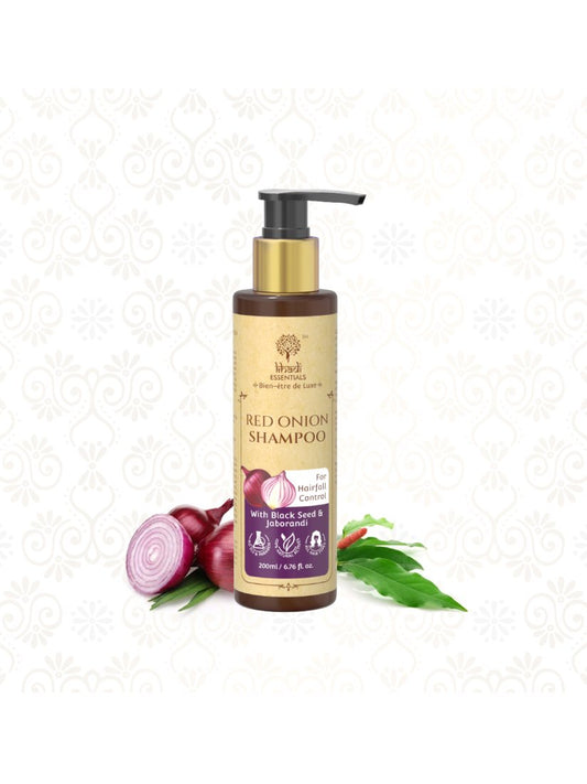 Khadi Essentials Red Onion  Hair Shampoo 200ml