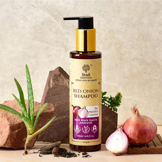 Khadi Essentials Red Onion  Hair Shampoo 200ml